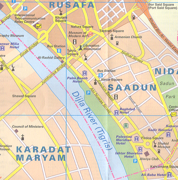 downtown baghdad map