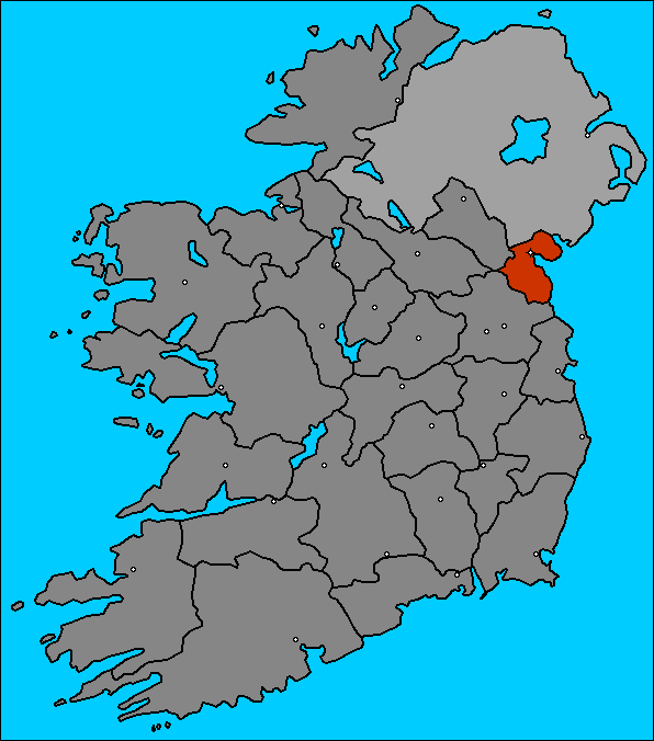 ireland Dundalk map