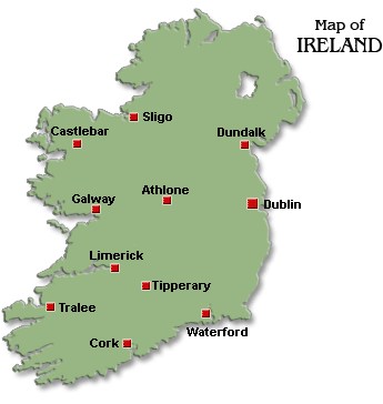 map of ireland Dundalk