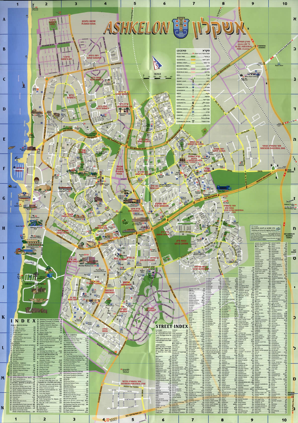 ashkelon map