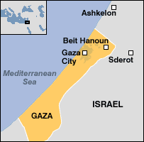 gaza ashkelon map
