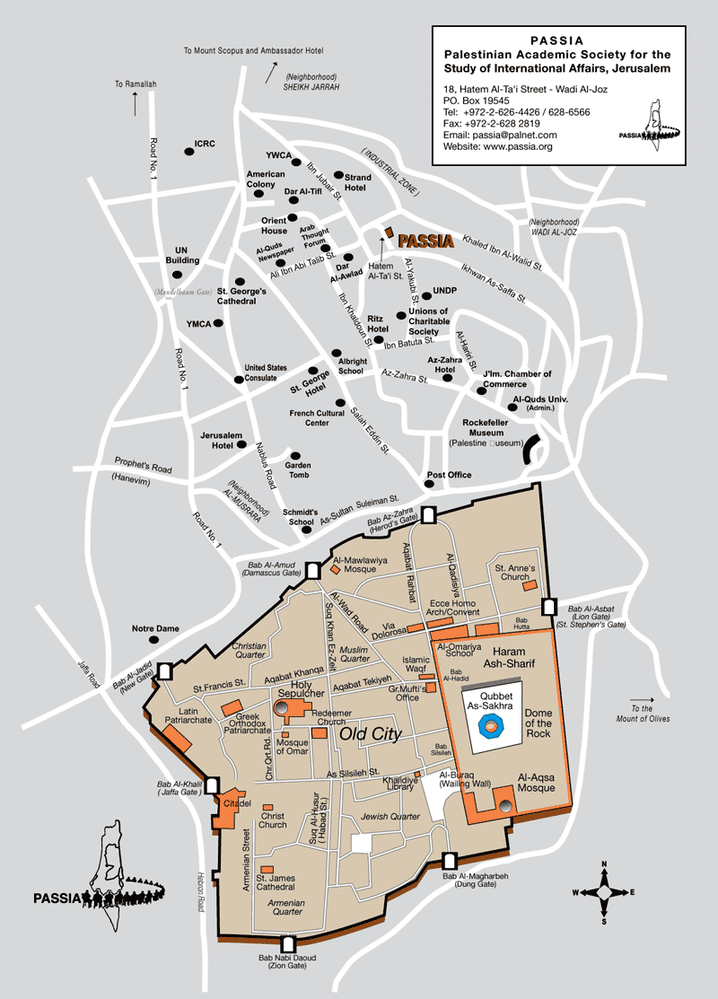 Jerusalem Map