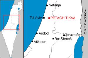 Petach Tikva map