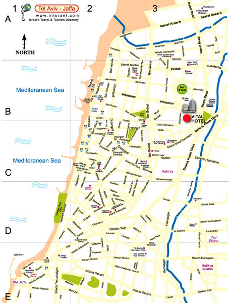 Tel Aviv Jaffa map