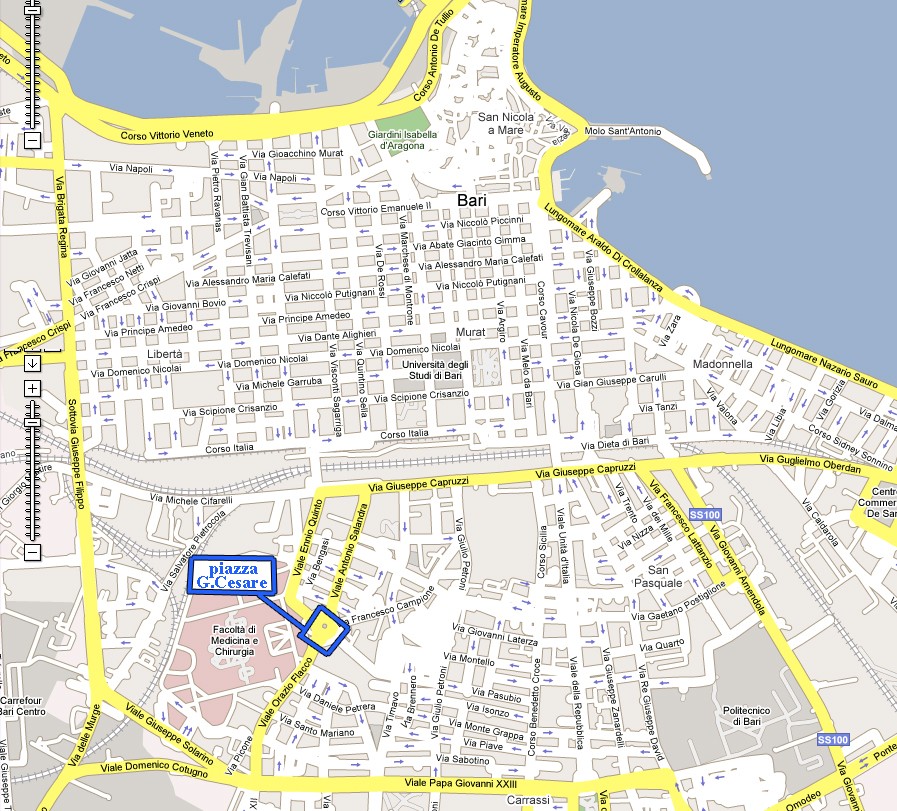 bari street map