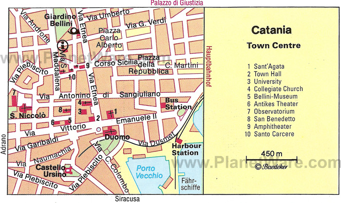Catania Map