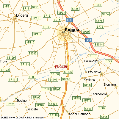 Foggia road map