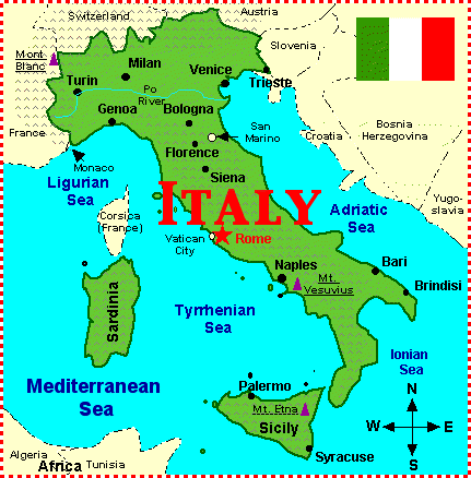 Name a city in italy