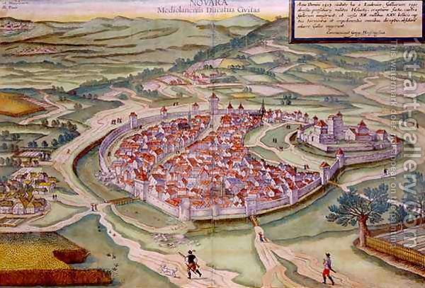 Novara historical map