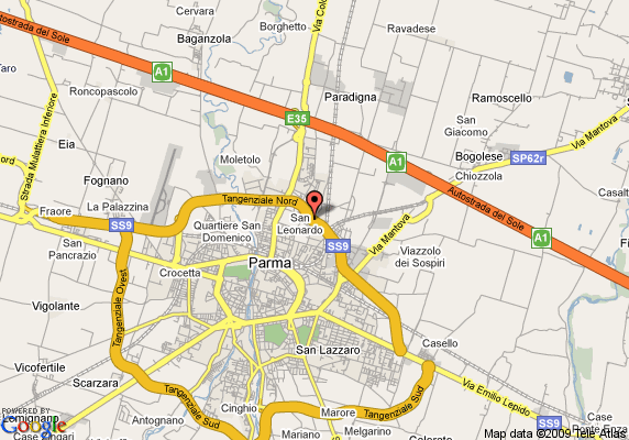 Parma city map
