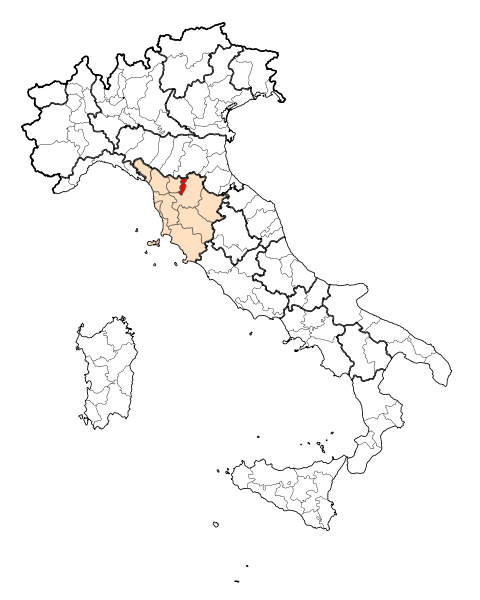 italy Prato map