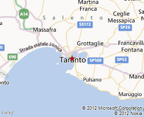 Taranto city map