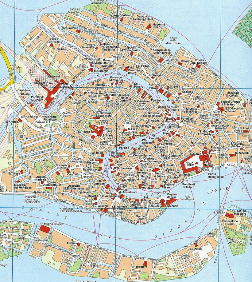 venezia map