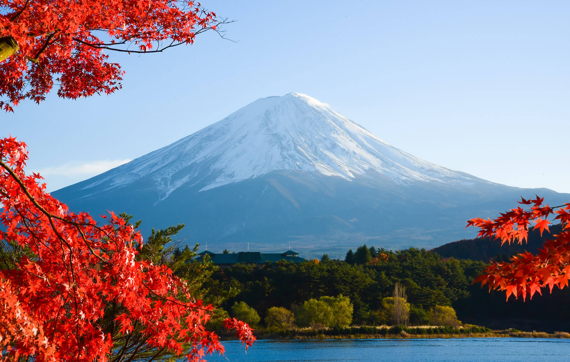 Mount Fuji, Lake Kawaguchiko, Japan