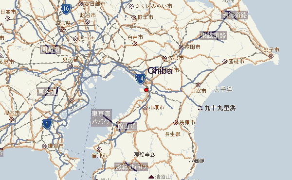 Chiba regional map