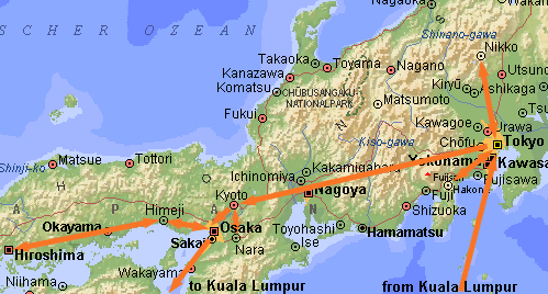 Himeji osaka map