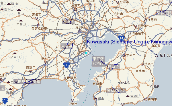 Kawasaki Siohama Unga Kanagawa Map