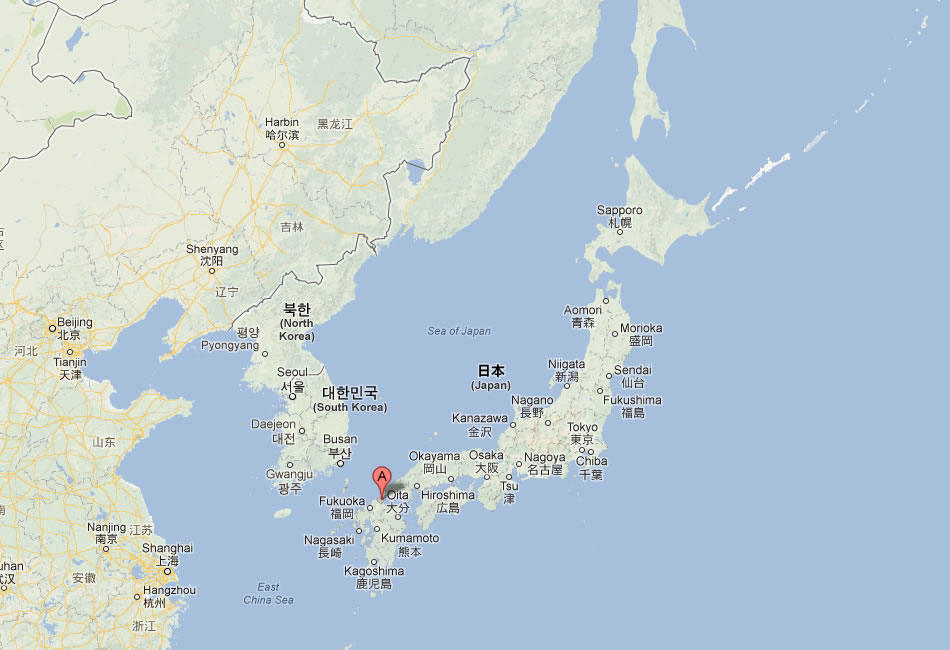 map of Kitakyushu japan