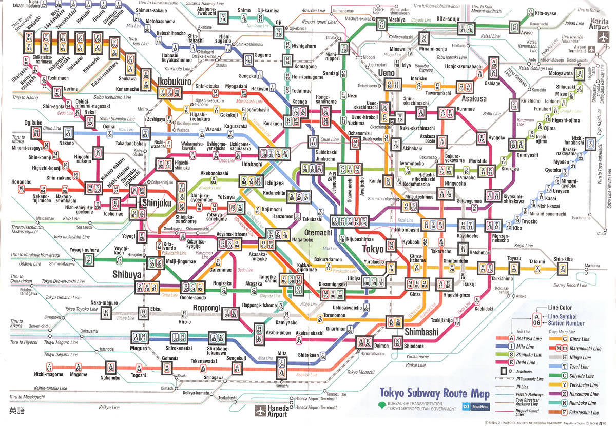 Saitama metro map