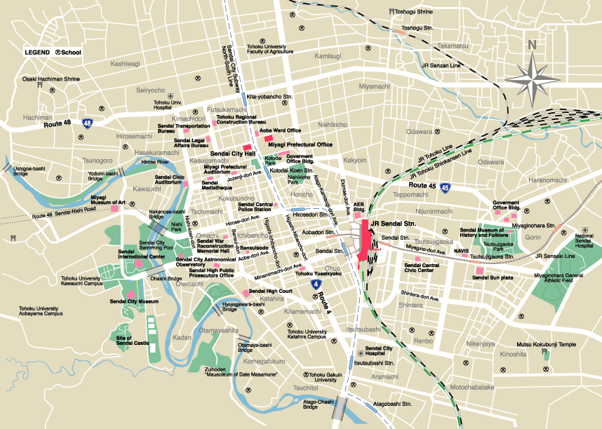 Sendai Map