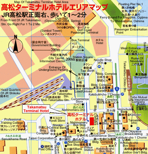 Takamatsu map