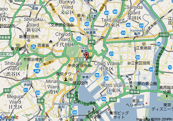 tokyo maps