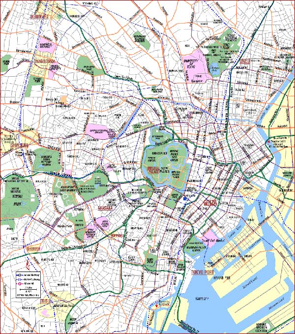 tokyo metropolitan map