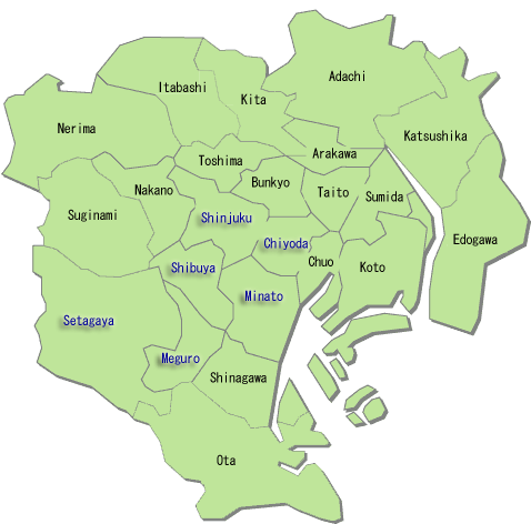 tokyo town map