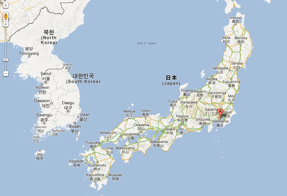 map of Yokohama japan