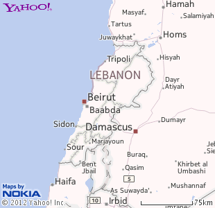 sur lebanon map