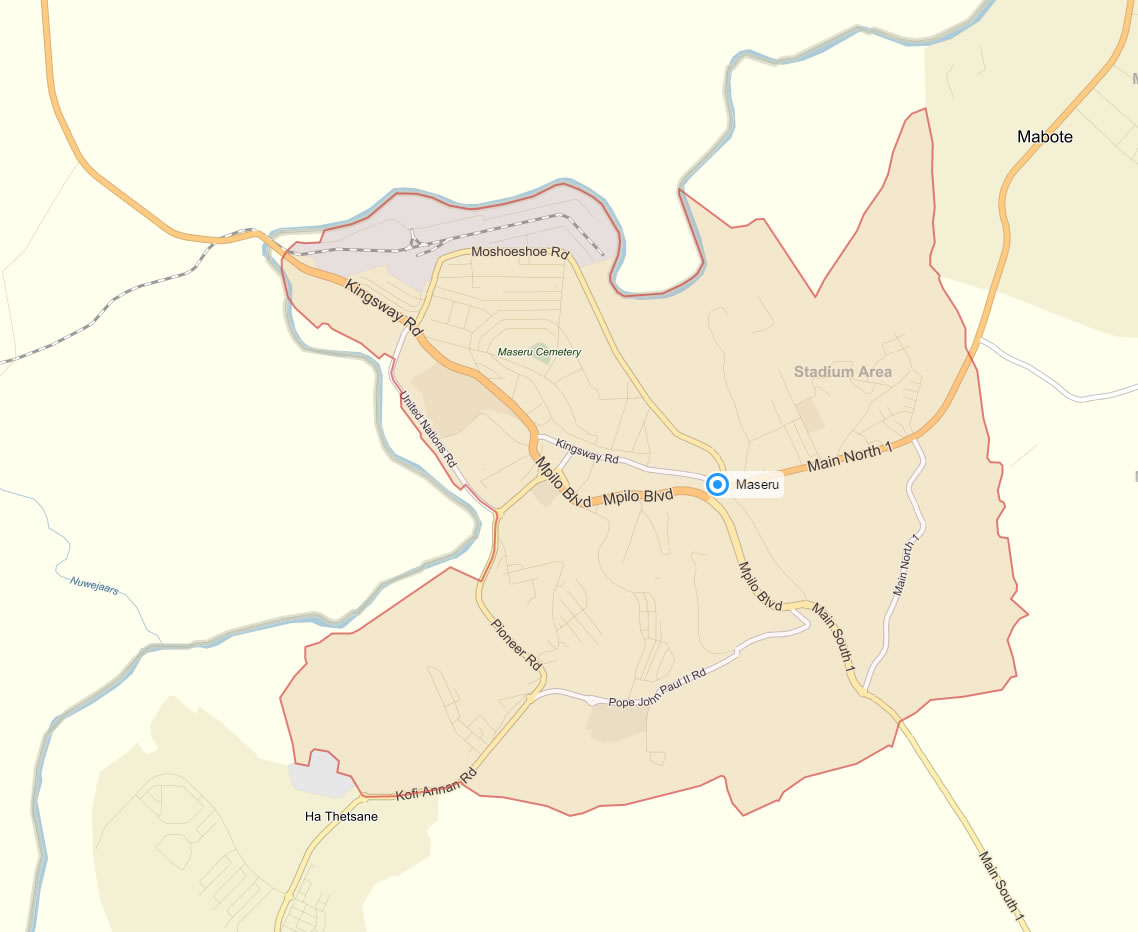 maseru map
