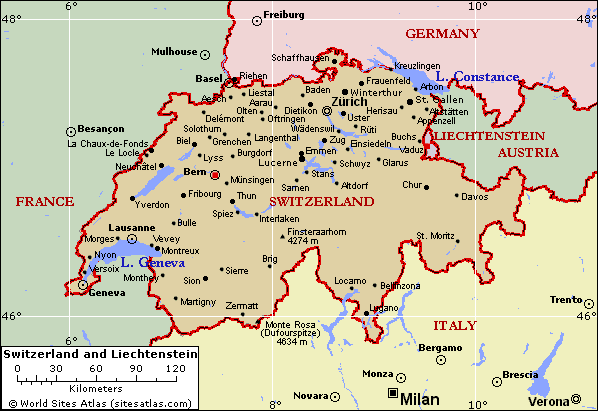 Liechtenstein Map