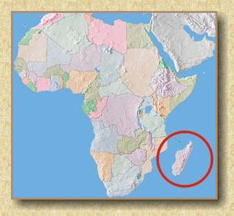 africa madagascar map
