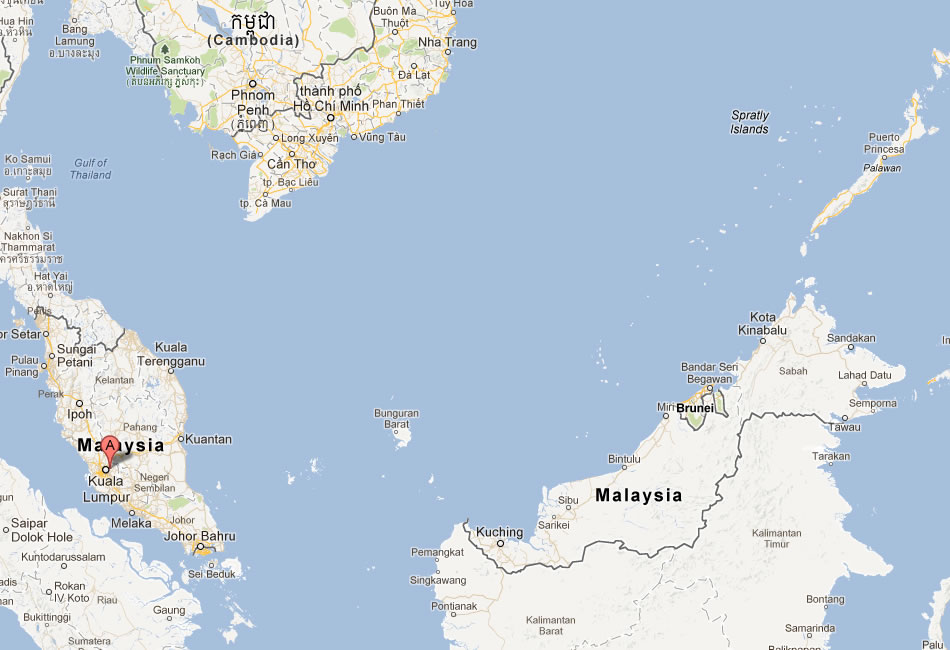 map of Ampang malaysia