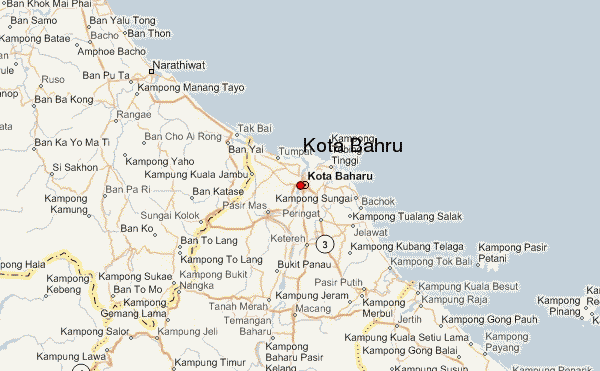 Kota Baharu map