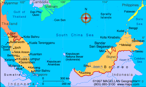 maps of malaysia