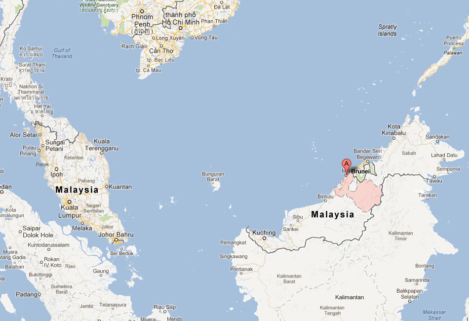 map of miri malaysia
