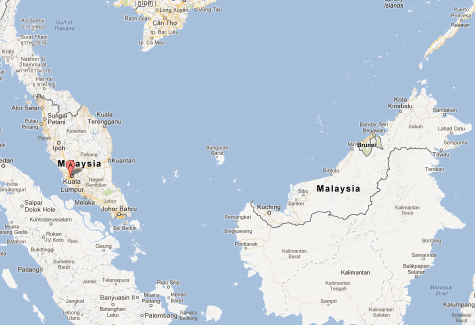 map of Petaling Jaya malaysia