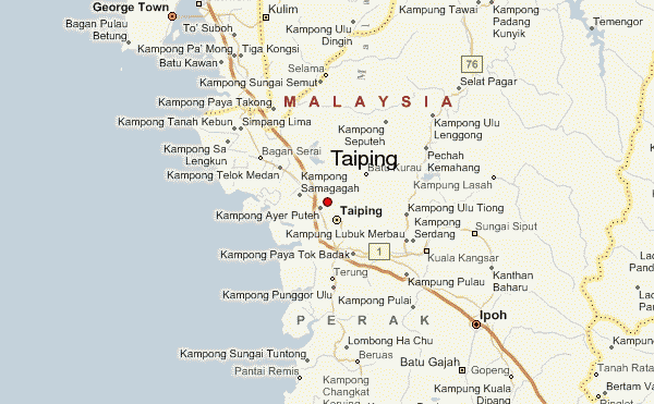 Taiping area map
