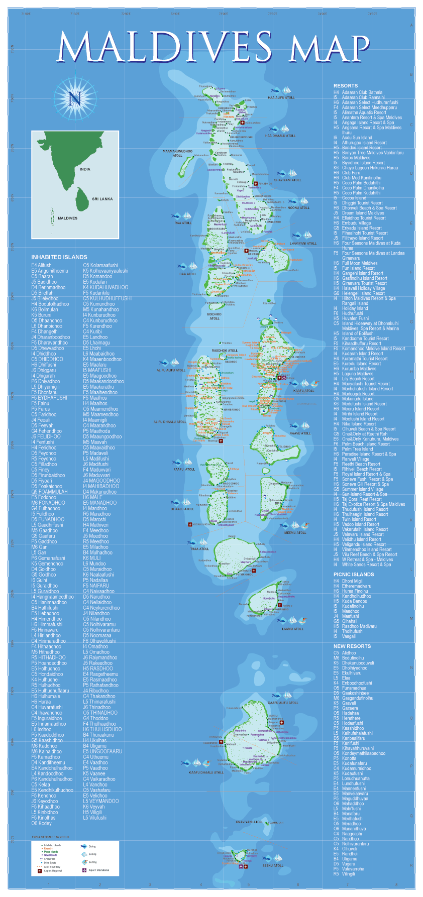 maldives map political