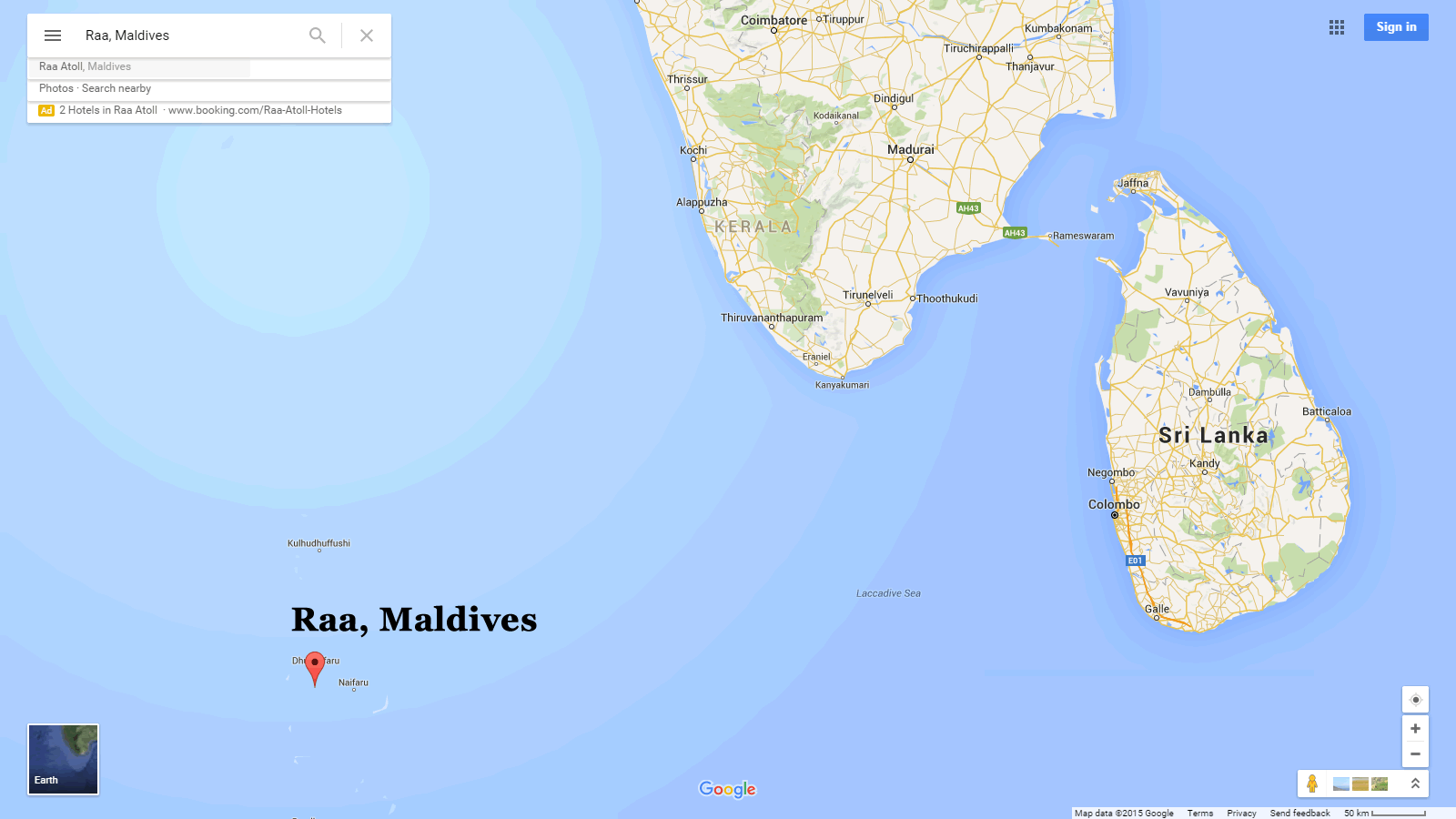 map of raa maldives