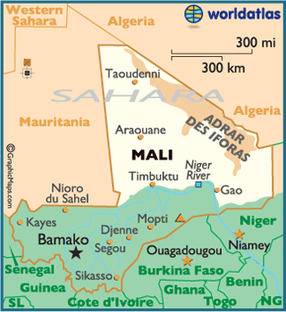 mali map