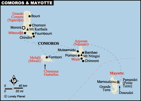 comoros mayotte map
