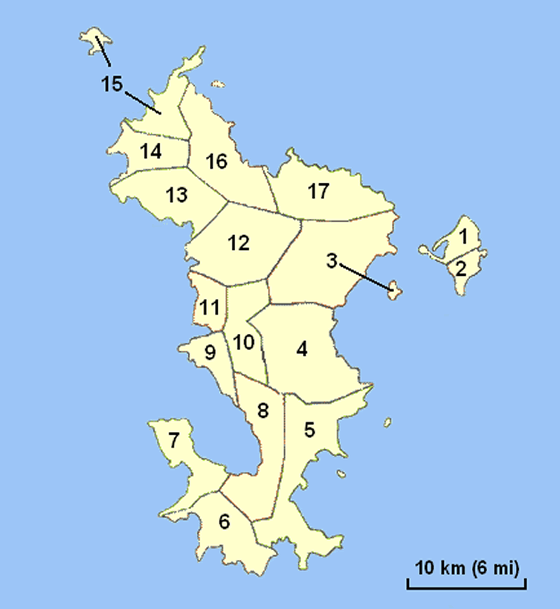 mayotte administrative map