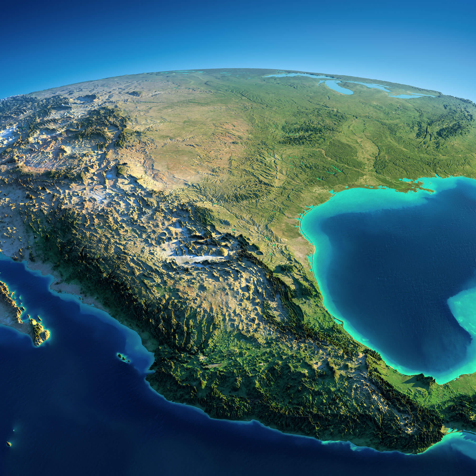 Satellite Map Of Mexico Map Mexico Satellite Map Of Mexico Map Mexico