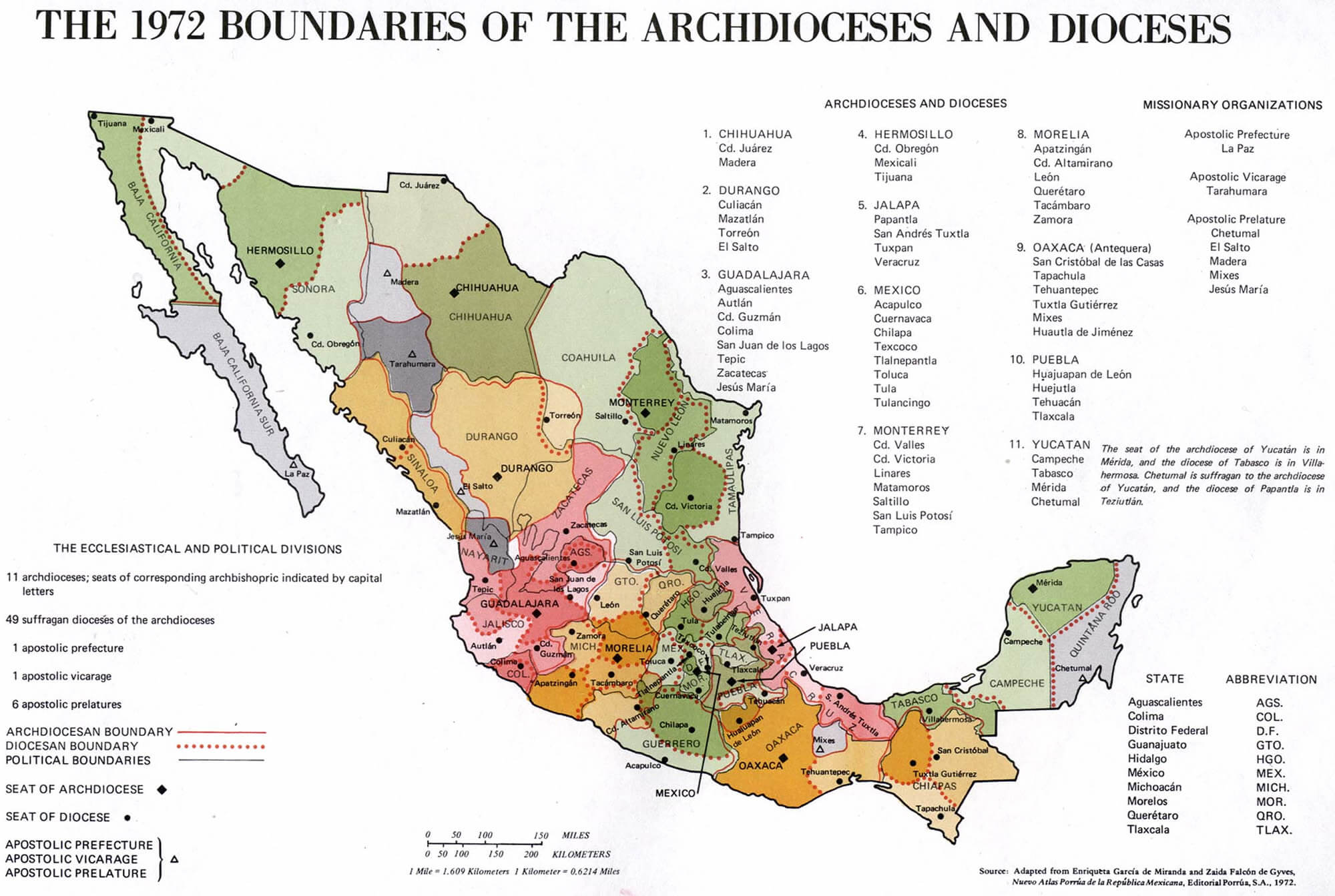 mexico map boundaries