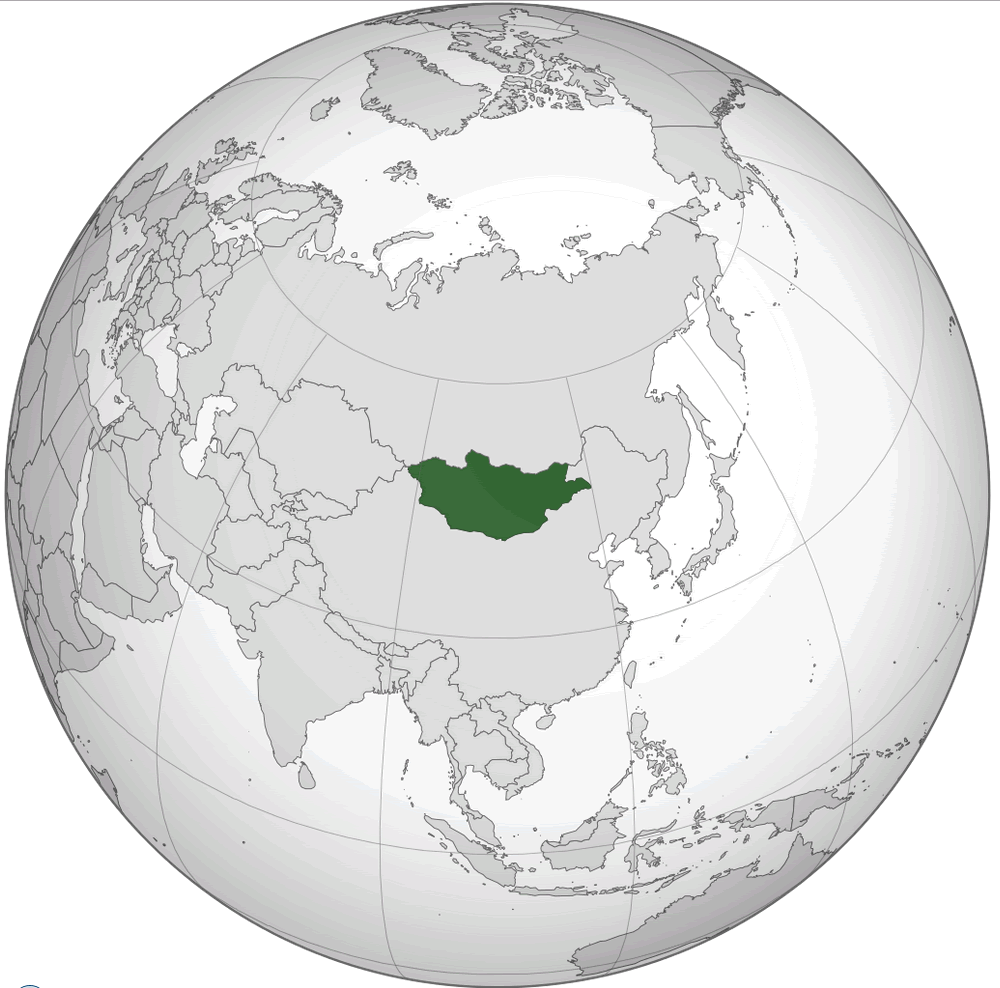 where is mongolia in the world