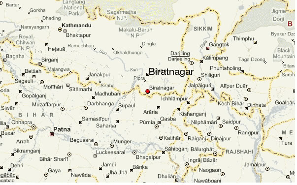 biratnagar location map