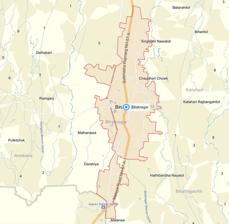 biratnagar map
