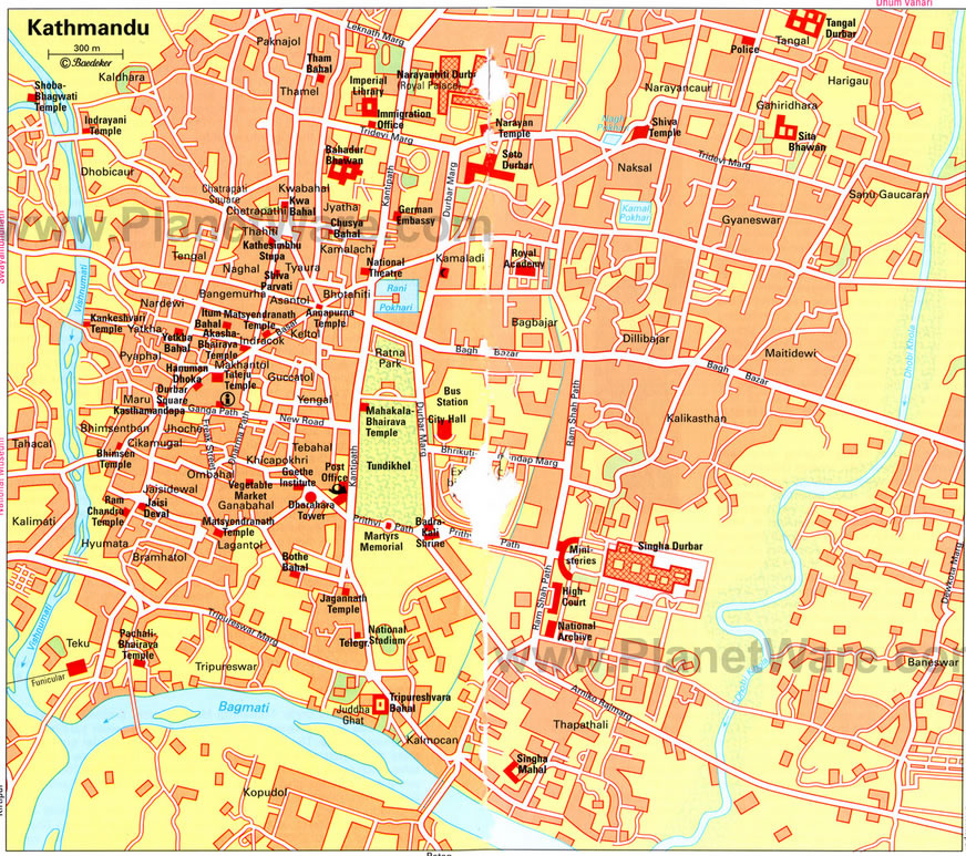 kathmandu city map
